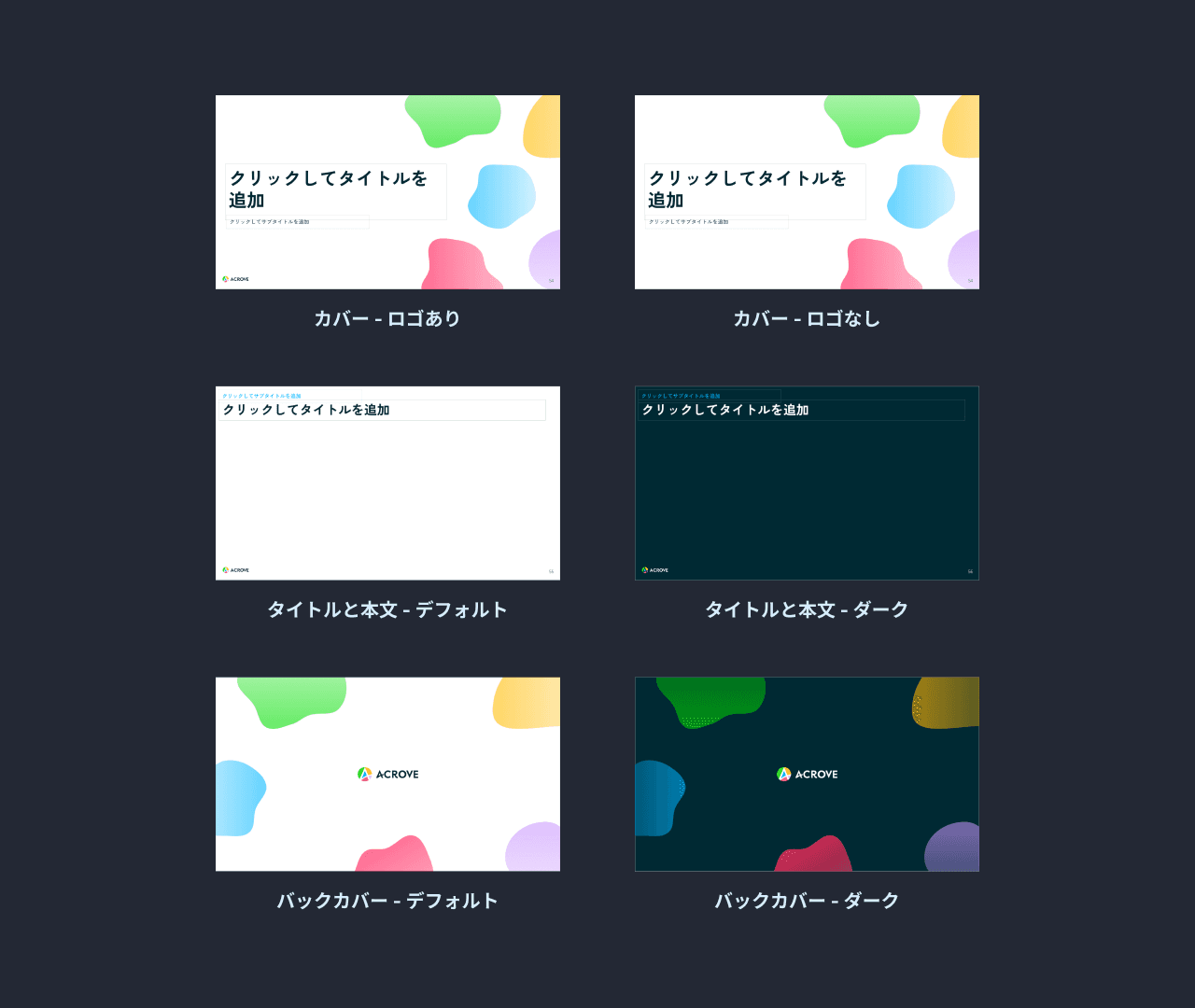 非デザイナーでも編集できるよう用意した、Google Slidesのレイアウト集